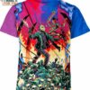 Freddy Vs Jason Shirt, Horror Themed T-Shirts