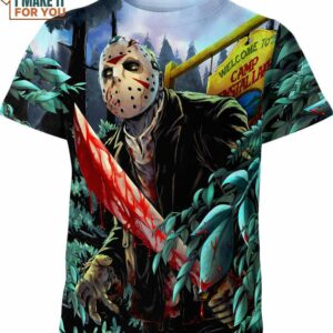 Jason Voorhees Friday The 13Th Shirt, Ghostly Halloween Gifts