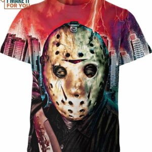Jason Voorhees Friday The 13Th Shirt, Terrifying Outfit Ideas
