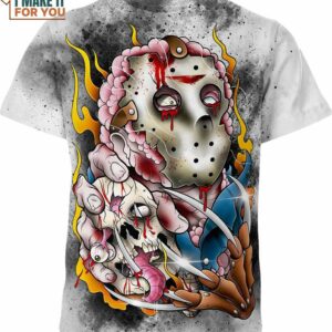 Jason Voorhees Friday The 13Th Shirt, Unique Halloween Horror Gifts