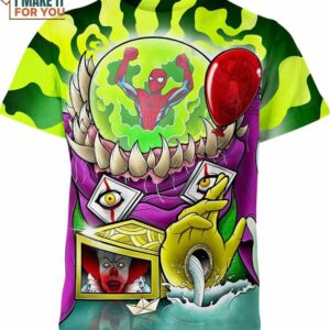 Mysterio Pennywise Shirt, Creepy Halloween Gift Ideas