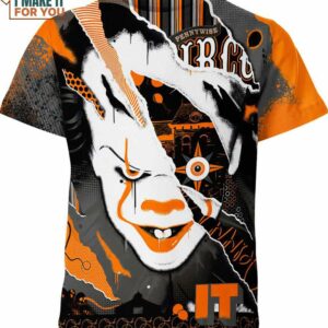 Pennywise It Shirt, Horror Movie Halloween Costumes