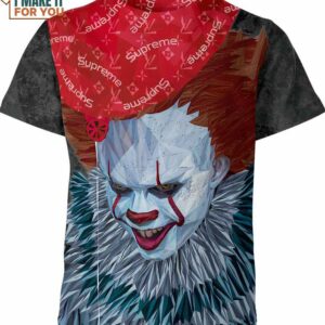 Pennywise Supreme Louis Vuitton Shirt, Terrifying Halloween Outfits