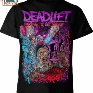 Pennywise Texas Chain Saw Shirt, Horror Theme Costumes