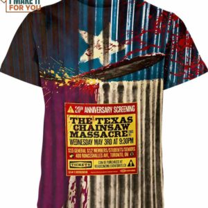 The Texas Chainsaw Massacre Shirt, Horror Movie T-Shirts