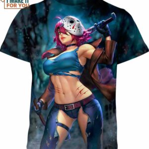 Female Jason Voorhees Friday The 13Th Shirt, Best Scary Costumes for Halloween