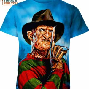 Freddy Krueger Nightmare On Elm Street Shirt, Horror Cosplay for Halloween