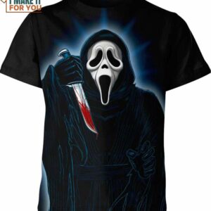 Ghostface Scream Shirt, Halloween Graphic Tees