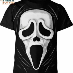 Ghostface Scream Shirt, Scary T-Shirt Designs