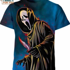 Ghostface Scream Shirt, Spooky Halloween T-Shirts