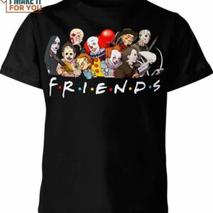 Horror Friends Shirt, Horror Character T-Shirts