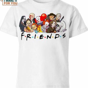 Horror Friends Shirt, Terror-themed T-Shirts