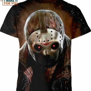 Jason Voorhees Friday The 13Th Shirt, Scary Novelty Gifts for Halloween