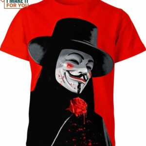 V For Vendetta Shirt, Halloween Inspired T-Shirts