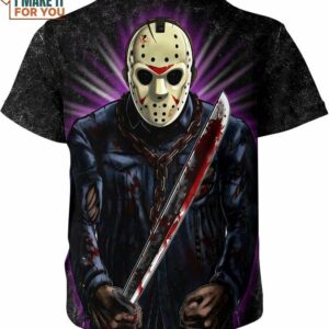 Jason Voorhees Friday The 13Th Shirt Horror Movie Merchandise for Halloween 2
