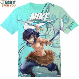 Demon Slayer Inosuke Hashibira Nike T-shirt, Stylish Nike Graphic Shirts