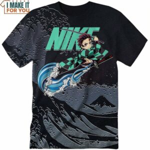 Tanjiro Kamado Demon Slayer Nike Shirt, Eye-catching Nike Graphic Tee
