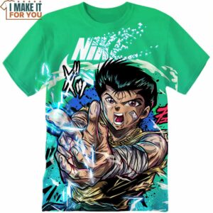 YuYu Hakusho Yusuke Urameshi Nike Shirt, Limited Edition Nike Tees