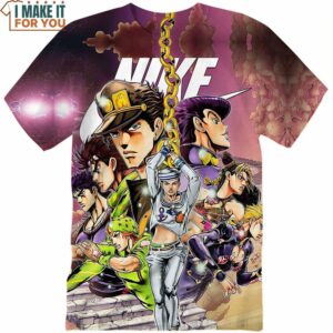 JoJo’s Bizarre Adventure Nike Shirt, Expressive Nike Graphic Tees