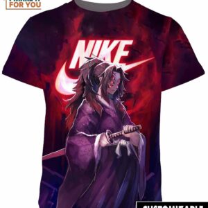 Kokushibo Kimetsu no Yaiba Nike Shirt, Eye-catching Nike Graphic Tee