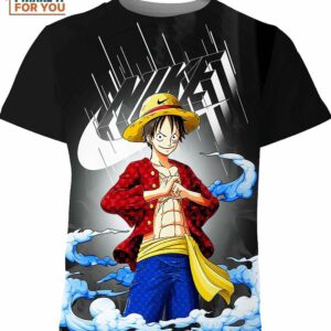 Monkey D. Luffy One Piece Nike Shirt, Creative Nike Graphic Designs