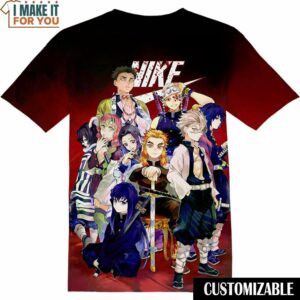 Demon Slayer All Hashira Nike Shirt, Expressive Nike Graphic Tees