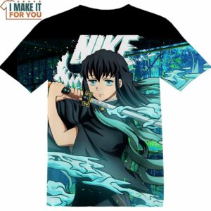 Demon Slayer Muichiro Tokito Nike Tee, Nike Graphic Apparel