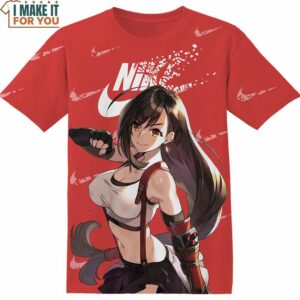 Final Fantasy Tifa Lockhart Nike Shirt, Limited Edition Nike Graphic Shirts