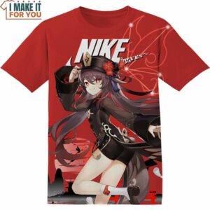 Hu Tao Genshin Nike Shirt, High-quality Nike Graphic Tees