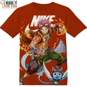 Natsu Dragneel Fairy Tail Nike Shirt, Vintage Nike Graphic Tees Natsu Dragneel Fairy Tail Nike Shirt, Vintage Nike Graphic Tees