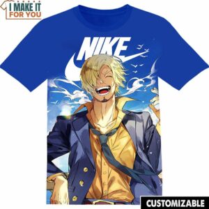 One Piece Sanji Nike Shirt, Nike Graphic Tees