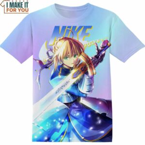 Altria Pendragon Saber Fate Nike Shirt, Graphic Nike T-shirts