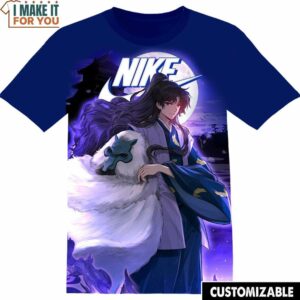 InuYasha Naraku Nike Shirt, Vintage Nike Graphic Tees For Collectors