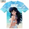 Inuyasha Kagome Beach Summer Nike Shirt, Eye-catching Nike Graphic T-shirts