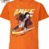 Nezuko Kamado Demon Slayer Fighting Nike Shirt, Cool Nike Graphic T-shirts