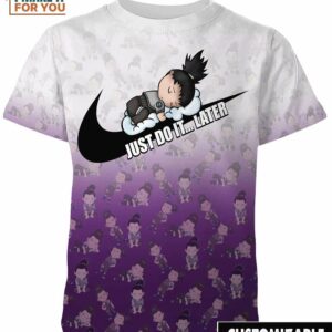 Shikamaru Nara Naruto Just Do It Later Nike Shirt, Limited Edition Nike Graphic Shirts For Collectors