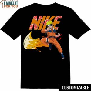 Uzumaki Naruto Fire Nike Shirt, Unique Nike Graphic Tees