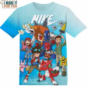 Digital Monsters Digimon Adventure Nike Shirt, Stylish Nike Graphic Shirts