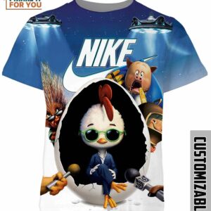 Disney Chicken Little Mafia Nike 3D Shirt, Nike Graphic Shirts
