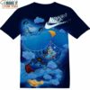 Disney Gift Aladdin Genie Nike 3D Shirt, Fashionable Nike Graphic Shirts