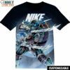 Teenage Mutant Ninja Turtles Leonardo Nike 3D Shirt, Nike Graphic Print Tees