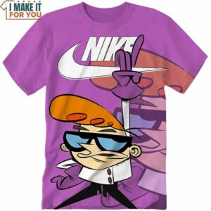 Cartoon Gift Dexter Laboratory Nike Shirt, Unique Nike Graphic Tees