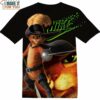 Cartoon Gifts Handsome Puss in Boots Nike Shirt, Creative Nike Graphic T-shirts For Artistic Individuals