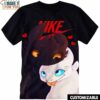 Couple Toothless Light Fury Nike Shirt, Graphic Nike T-shirts