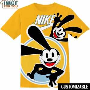 Disney Gift Oswald the Lucky Rabbit Nike Shirt, Bold Nike Graphic Prints