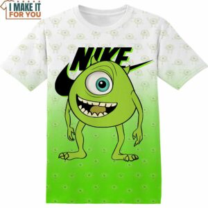 Michael Mike Wazowski Monster Nike T-shirt, Fashionable Nike Graphic Shirts