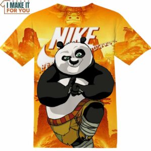 Po Kung Fu Panda Nike 3D T-shirt, Creative Nike Graphic T-shirts