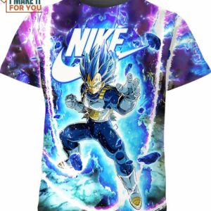 Dragon Ball Vegeta Blue Nike Shirt, Trendy Nike Tees