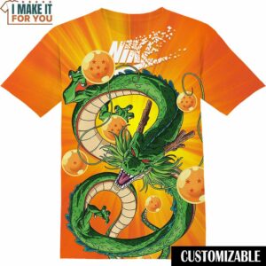 Dragon Ball Shenron Nike 3D Shirt, Cool Nike Graphic T-shirts
