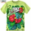 Bulbasaur Evolution Nike Shirt, Gifts for Pokemon Lovers, Trendy Nike Tees